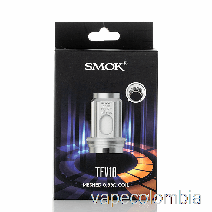 Bobinas De Repuesto Vape Recargables Smok Tfv18 Bobinas De Malla Simple De 0.33ohm